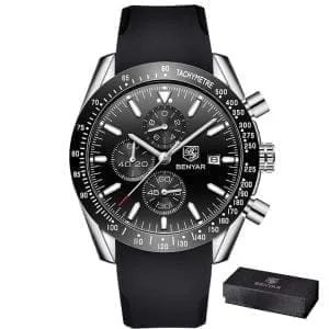 Moška ročna ura Benyar Cosmos Black Silver