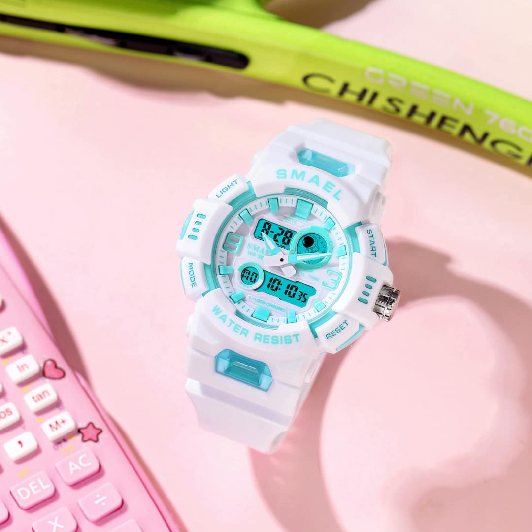 Ženska ročna ura Smael Color Burst Turquoise