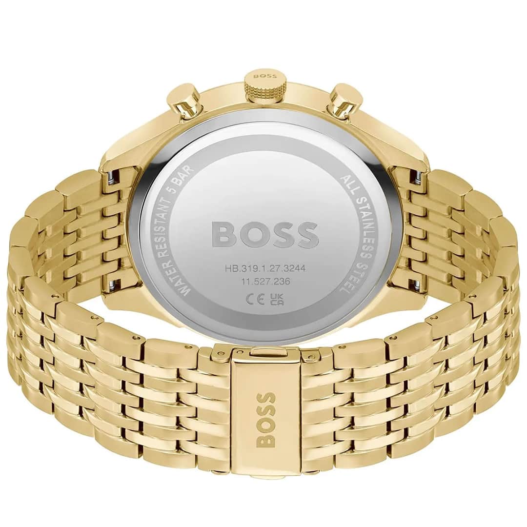 Hrbtna stran ure Hugo Boss Gregor 1514051 – gravura in zapestnica v jubilee slogu